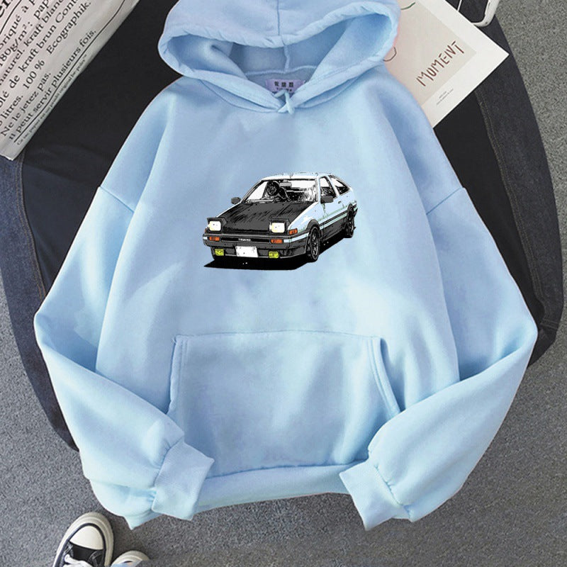 Retro Drive Graphic Hoodie
