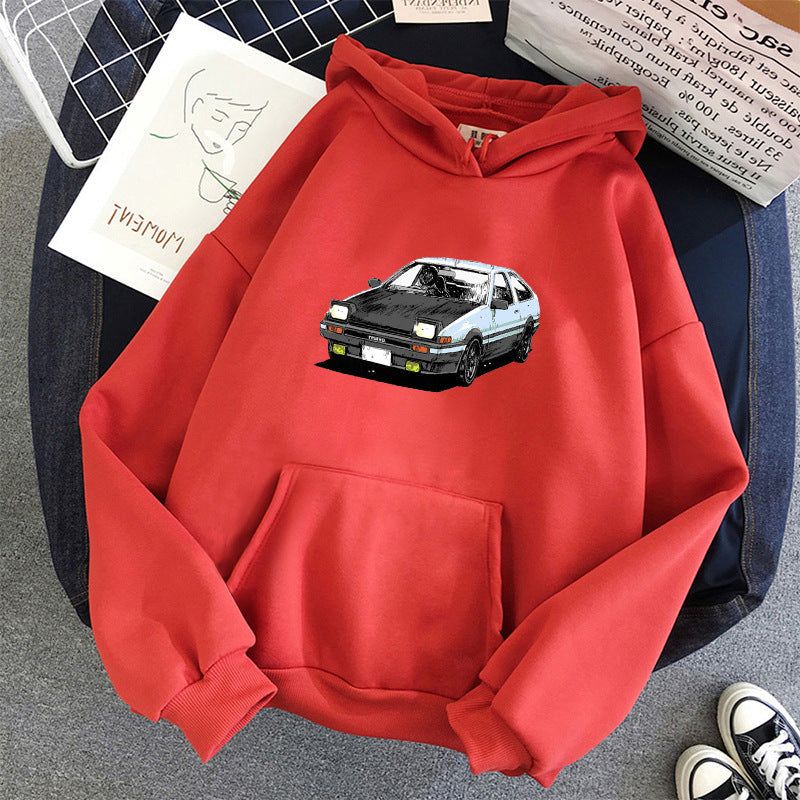 Retro Drive Graphic Hoodie