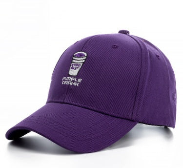 Purple Circuit Embroidered Cap