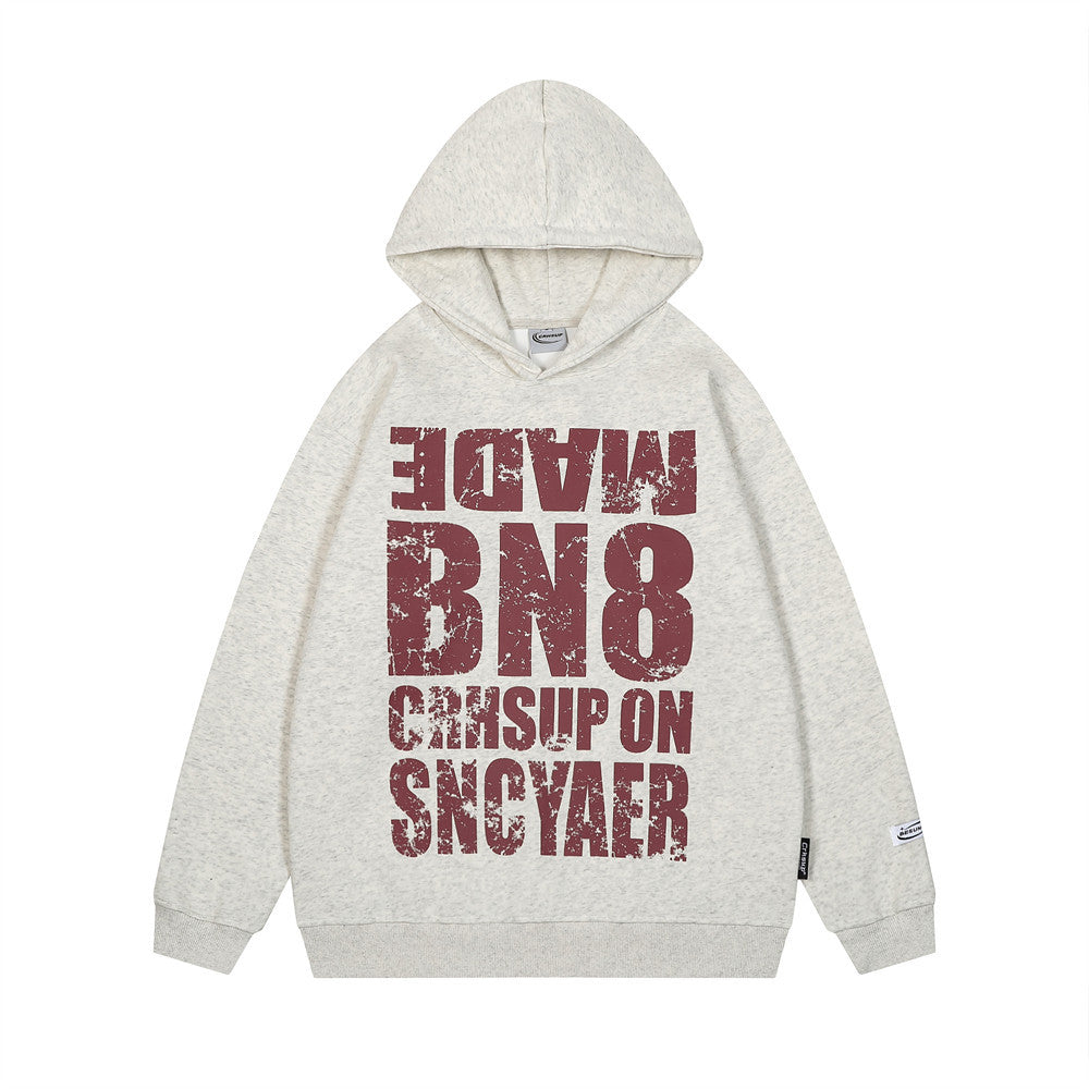 Raw Type Oversized Hoodie