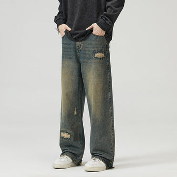 Heritage Distressed Relaxed Jeans