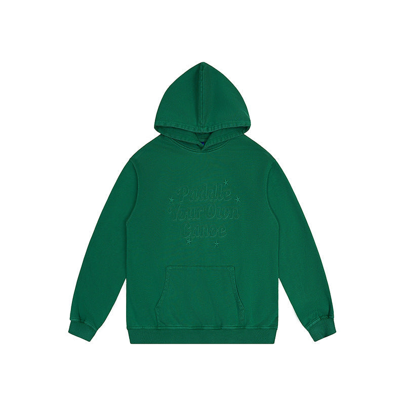 Shadow Script Embroidered Hoodie