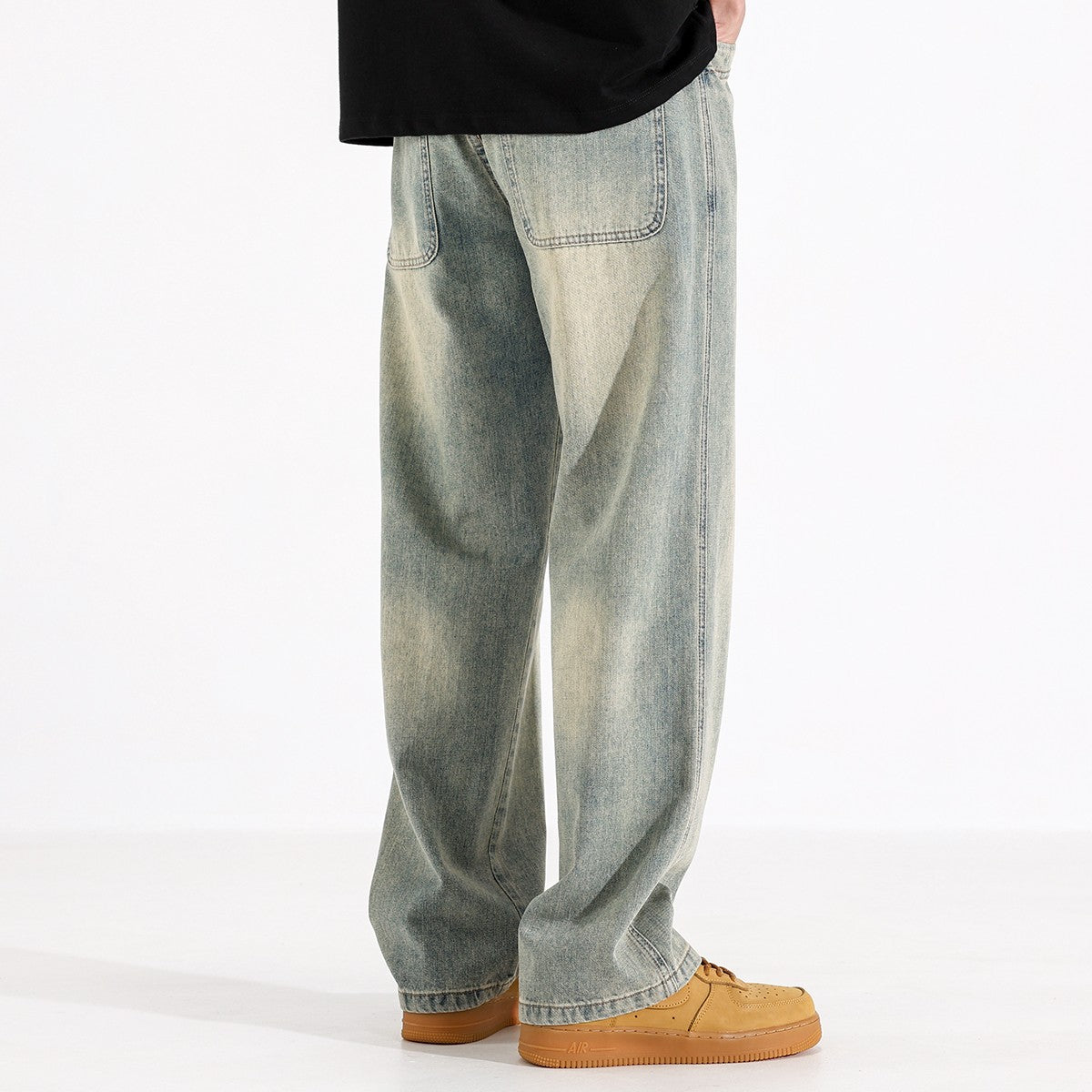Sage Fade Relaxed Jeans