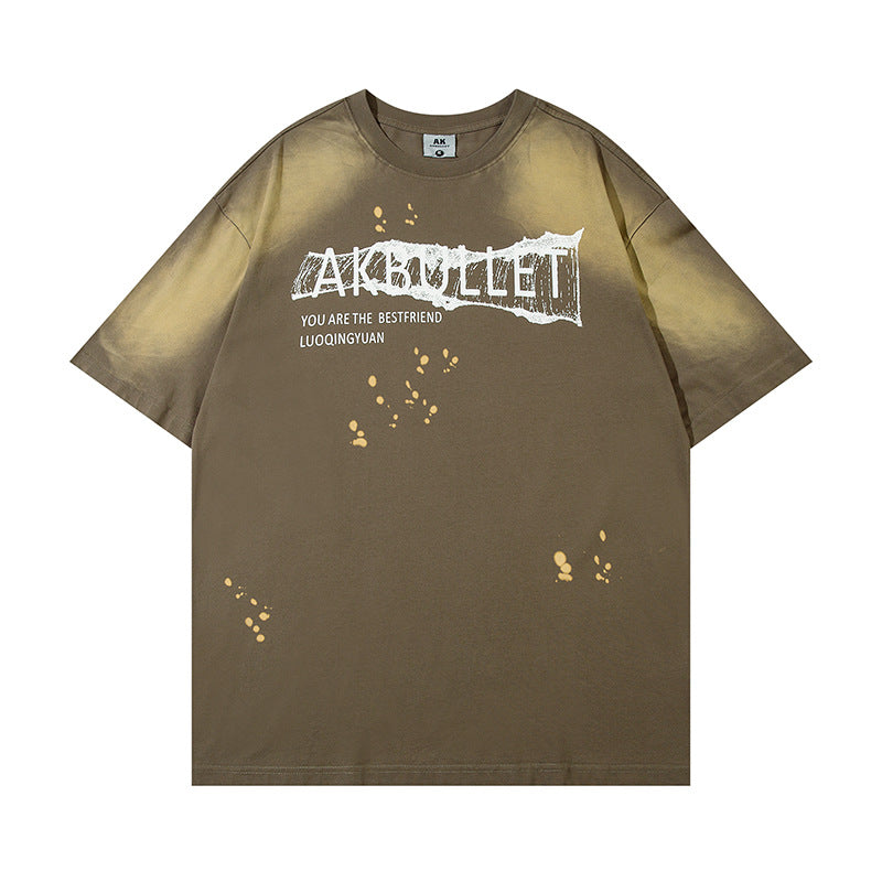 Static Script Oversized Tee