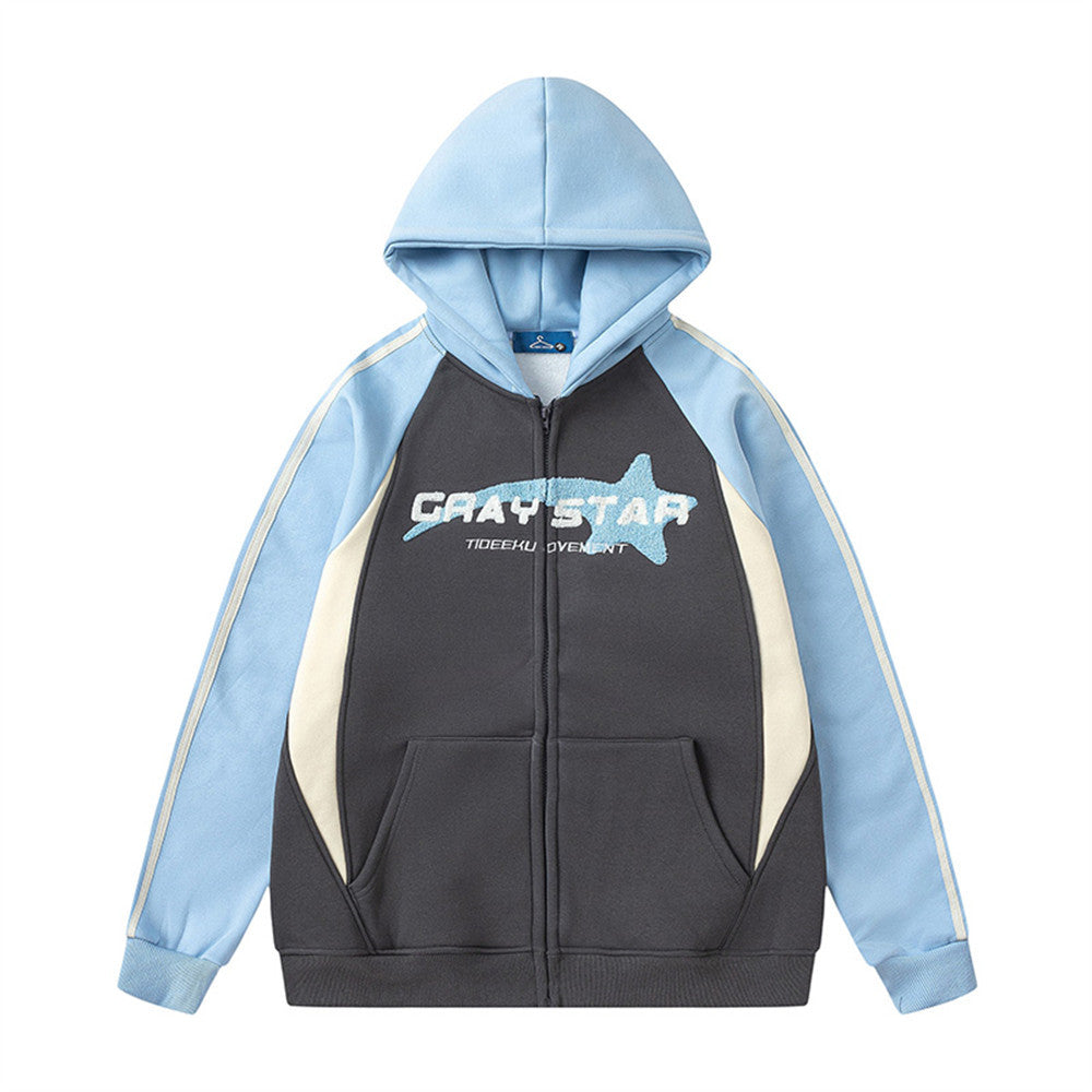 Canyon Contrast Zip Hoodie