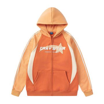 Canyon Contrast Zip Hoodie