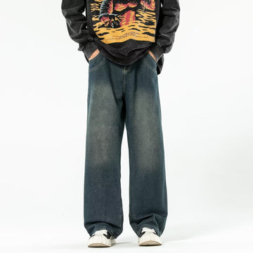 Archive Blue Baggy Jeans