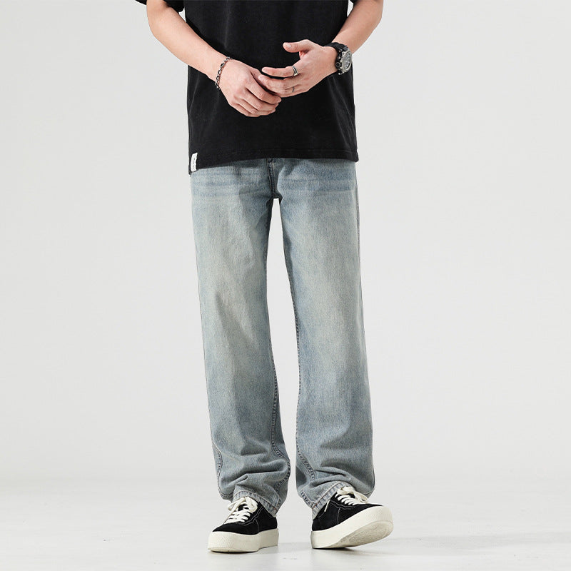 Pale Drift Wide-Leg Jeans