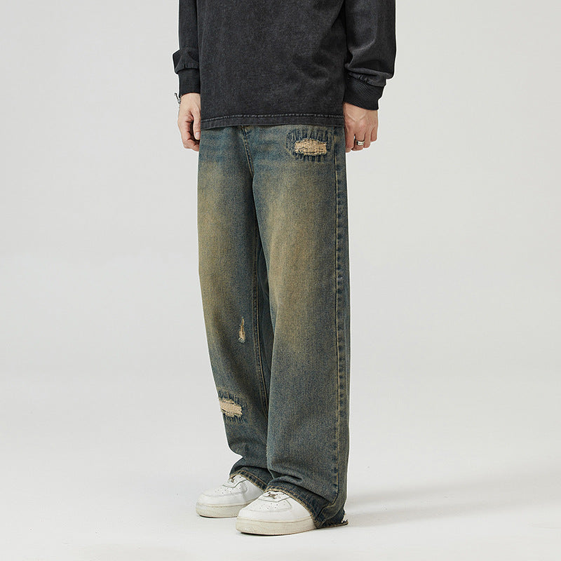 Heritage Distressed Relaxed Jeans