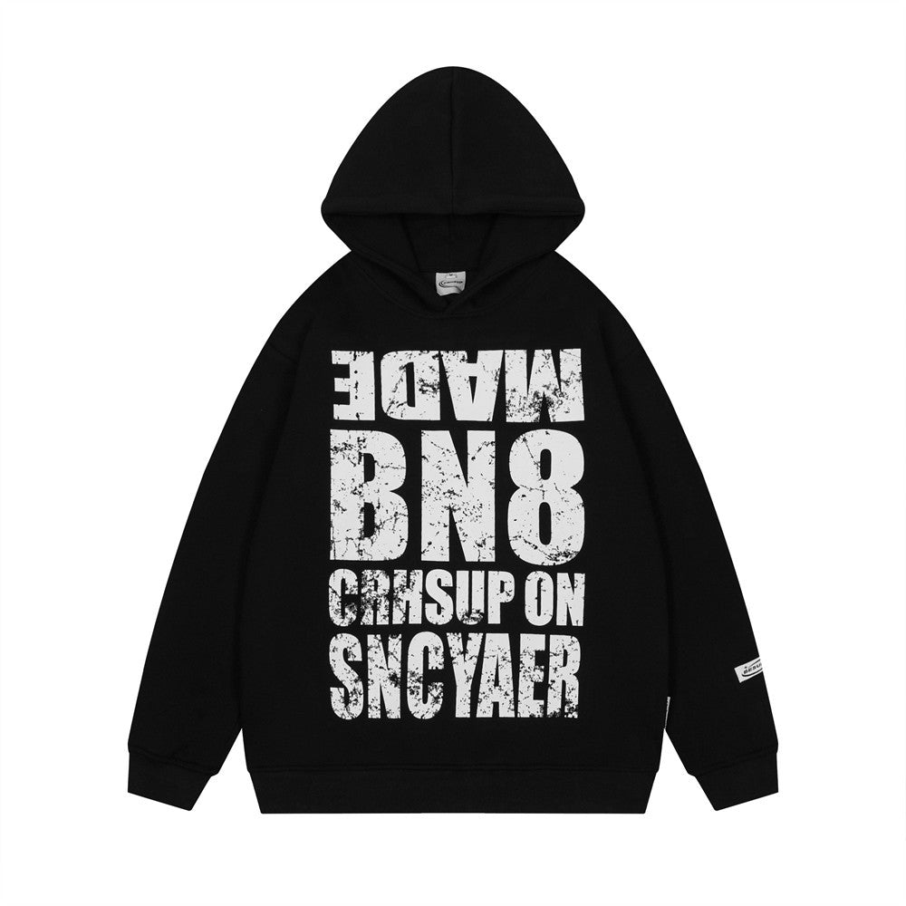 Raw Type Oversized Hoodie