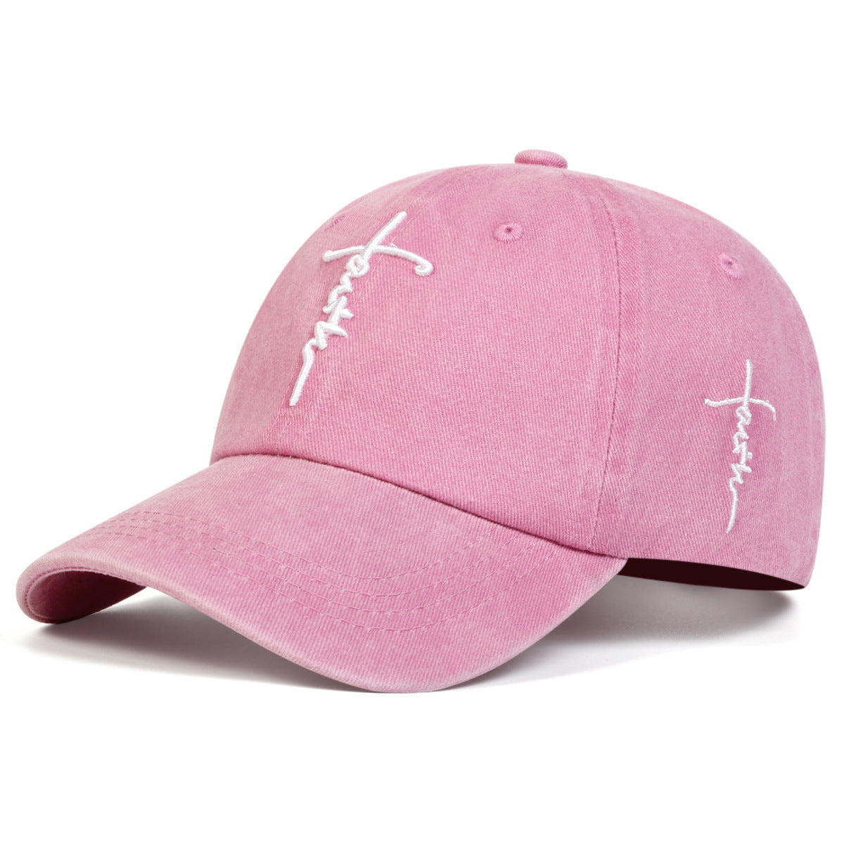 Faith Script Washed Cap