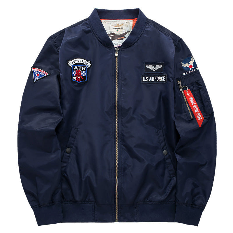 Aviator Patch Bomber Jacket