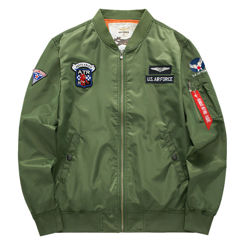 Aviator Patch Bomber Jacket
