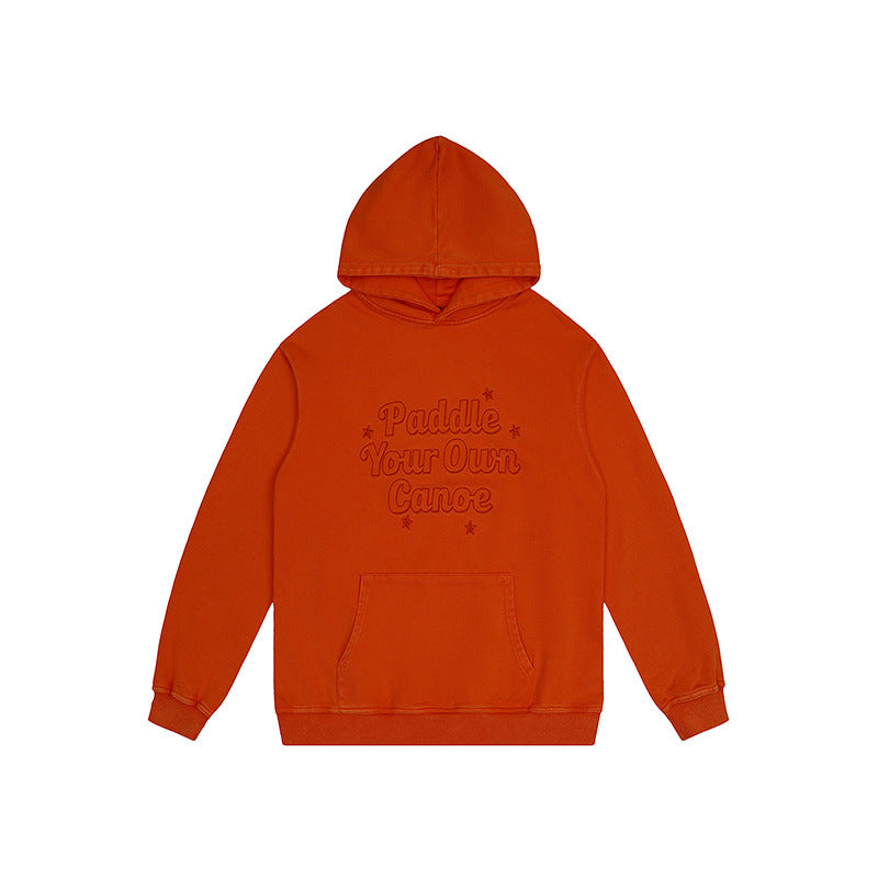 Shadow Script Embroidered Hoodie